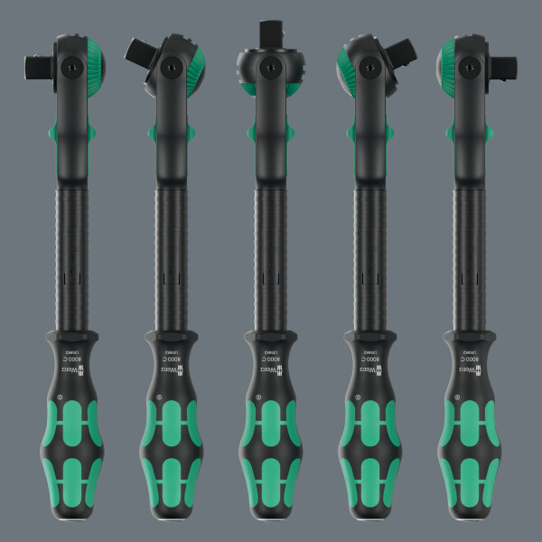 Wera 05135882001 8000 C Black Edition Zyklop Speed Ratel - 1/2"- 277mm - Detailed view of the product