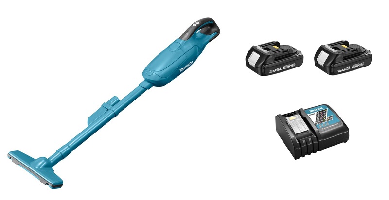 Makita DCL182SET 18V Li-Ion Accu Stofzuiger Set (2x 1.5Ah Accu) - Default image for the product