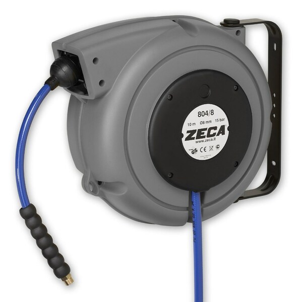 Zeca ZELU804/8/S Luchthaspel Met KPU Slang - 8mm X 10+1,5m