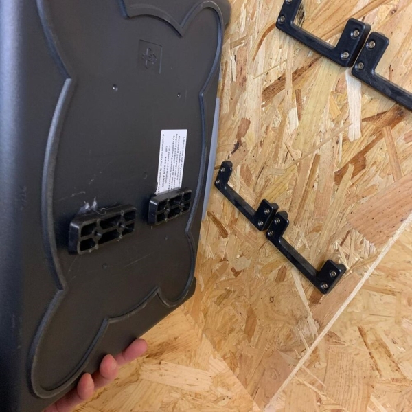StealthMounts OM-CLFT-BLK-4 Cleat'n'Feet Montage Systeem - Zwart - 4 Stuks - Detailed view of the product