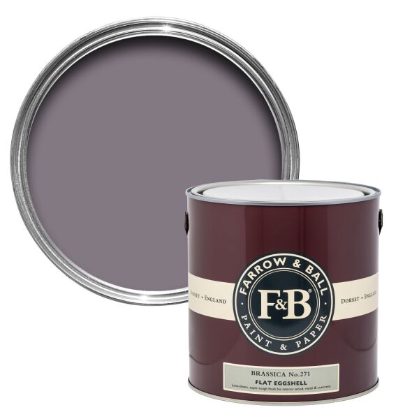 Farrow&Ball Flat Eggshell Brassica No.271 - 2,5L afbeelding