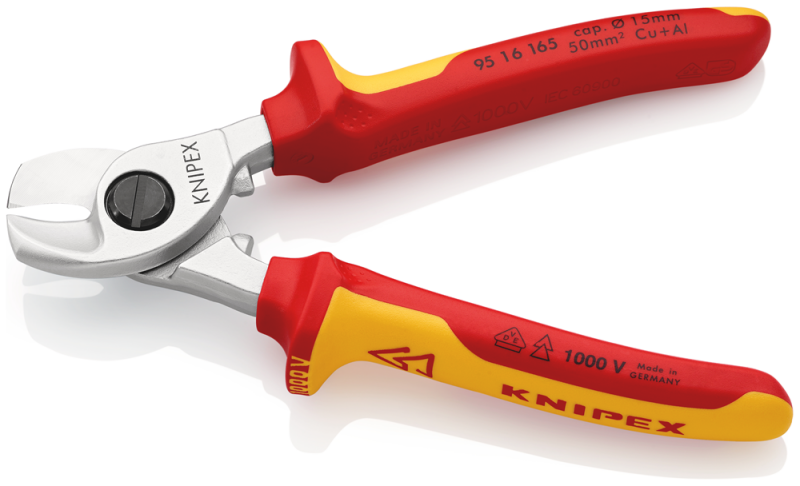 Knipex 9516165 Kabelschaar - 165mm - Detailed view of the product