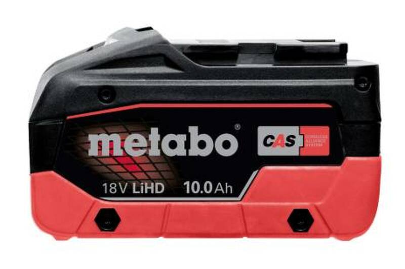 Metabo 625549000 LiHD Accu-pack 18 V - 10.0 Ah - Detailed view of the product