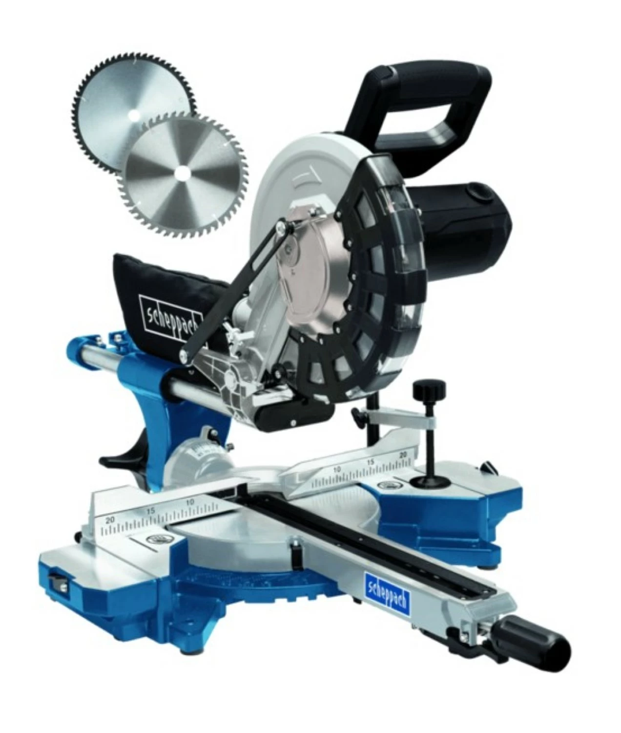 Scheppach HM254 Kap- en Trekzaag / Afkortzaag - Incl. 2 Zaagbladen - 2000W