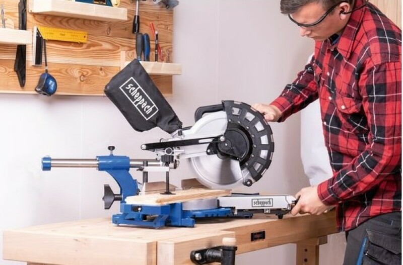 Scheppach HM254 Afkortzaag - 2000W - 255mm - Detailed view of the product