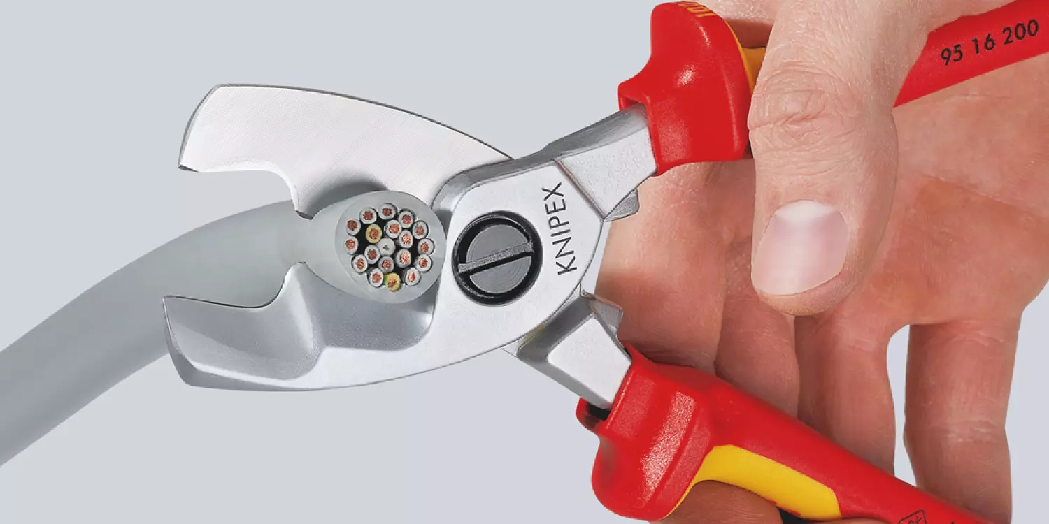 Knipex 9516200 Kabelschaar Met Dubbele Snijkanten - 200mm thumbnail 4