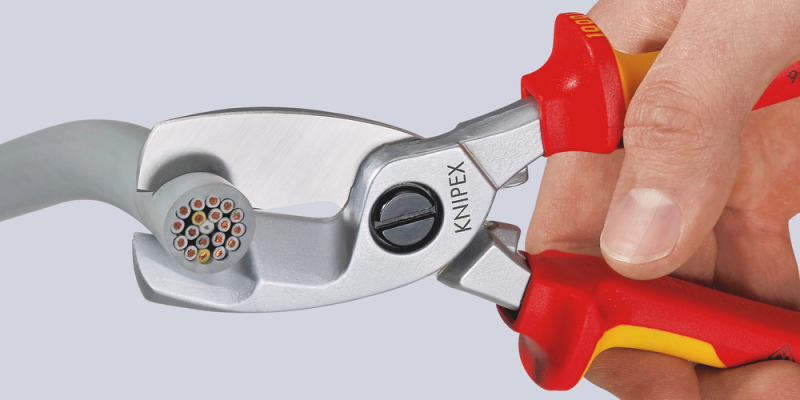 Knipex 9516200 Kabelschaar Met Dubbele Snijkanten - 200mm - Detailed view of the product