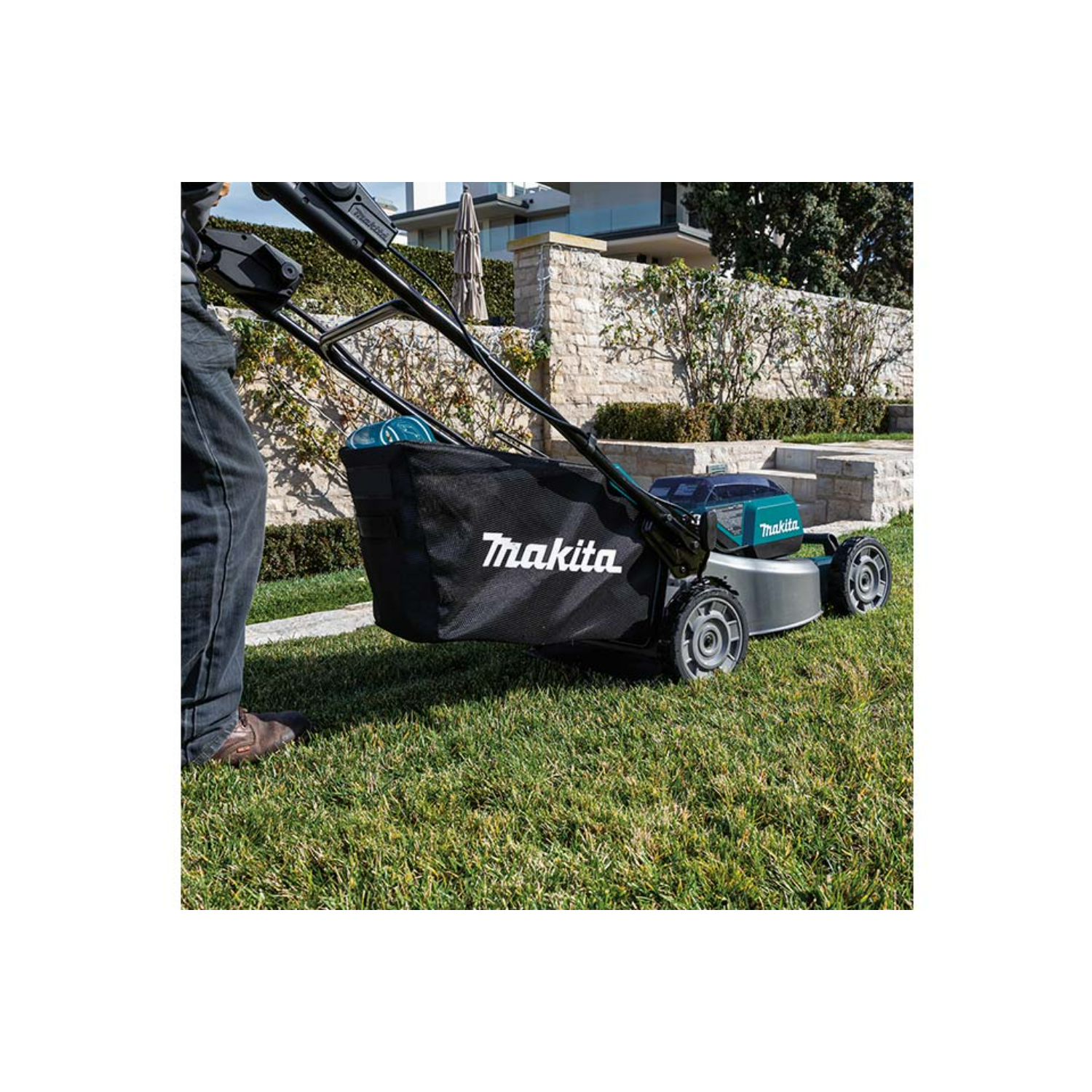 Makita DLM465Z (2X18V) Li-Ion Accu Grasmaaier Body - 46cm - 60L - 1800 M² thumbnail 2