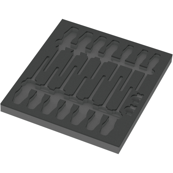 Wera 05137311001 9811 Schuimstof Inlegstuk VDE Schroevendraaierset 1