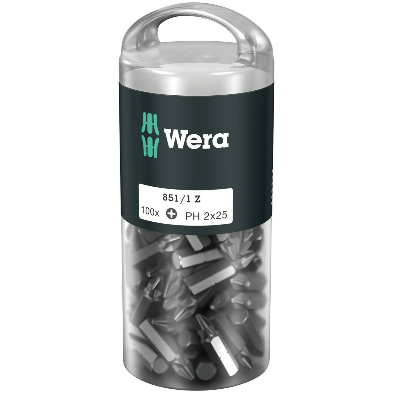 Wera 05072441001 851/1 Z 1/4"Philips Bit - PH2 X 25mm (100st)