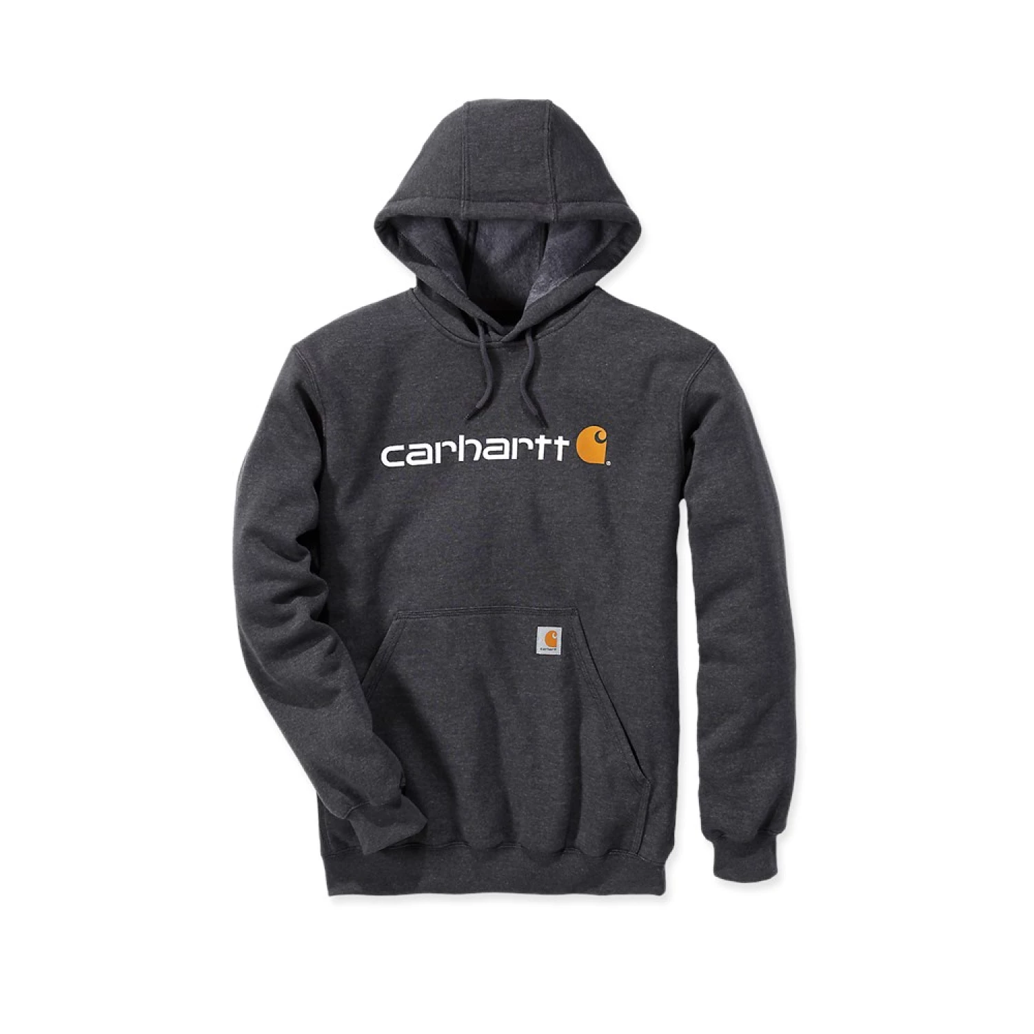 Carhartt 100074 Signature Logo Sweatshirt - Original Fit - Carbon Heather - L