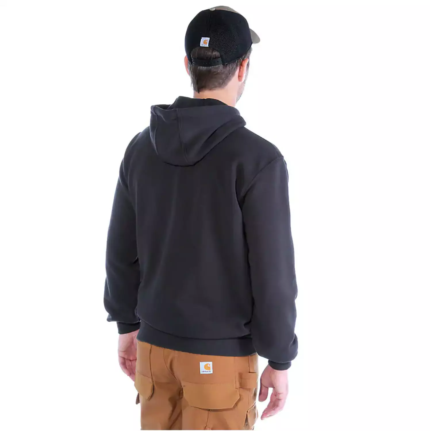 Carhartt 100074 Signature Logo Sweatshirt - Original Fit - Carbon Heather - L thumbnail 3