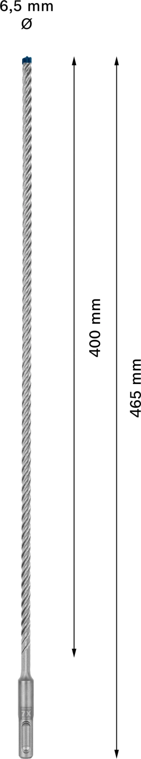 Bosch 2608900082 EXPERT Hamerboor SDS Plus-7X - 6,5x400x465mm thumbnail 3