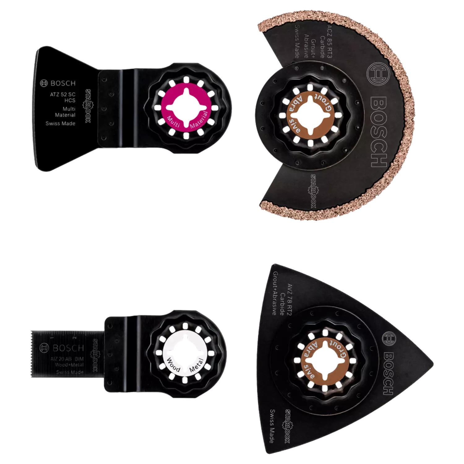 Bosch 2608661695 4-delige Accessoireset Voor Sanitair - GOP