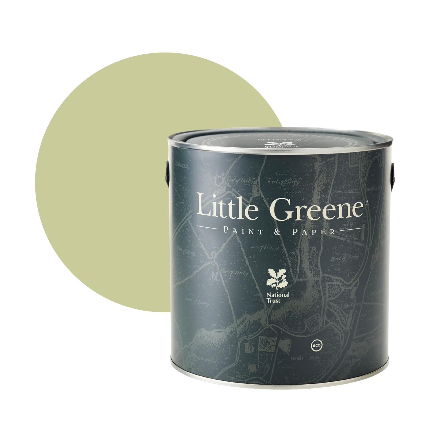 Little Greene Tom's Oil Eggshell - Kitchen Green No. 85 - 1L