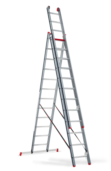 Altrex Atlantis ATR 3077 Reformladder - Aluminium - 3 X 12 Sporten - 8,5m - Detailed view of the product