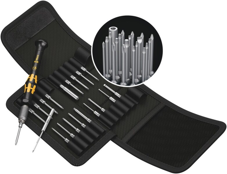 Wera 05135973001 21-delige Kraftform Kompakt Micro 21 ESD 1 Schroevendraaierset In Etui - Default image for the product