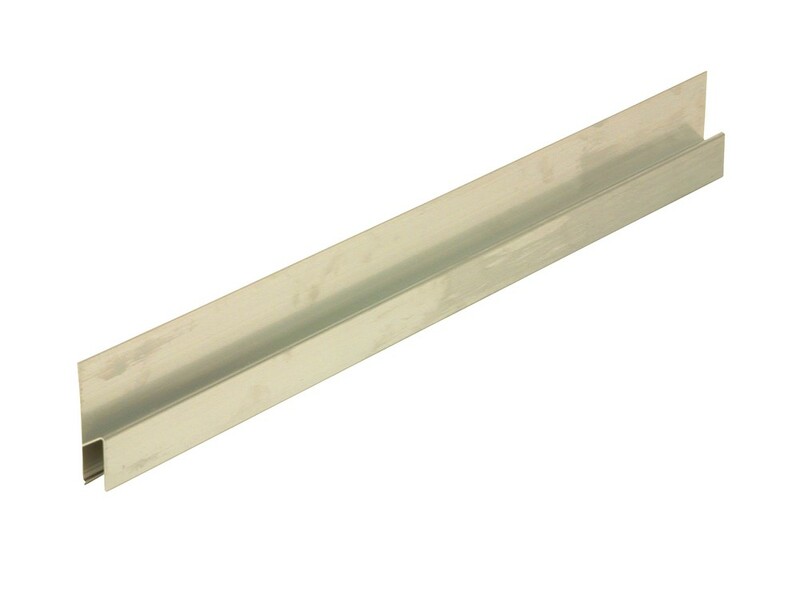 Super Prof 5.017.25 Wandrij Met H-profiel - Aluminium - 2500mm