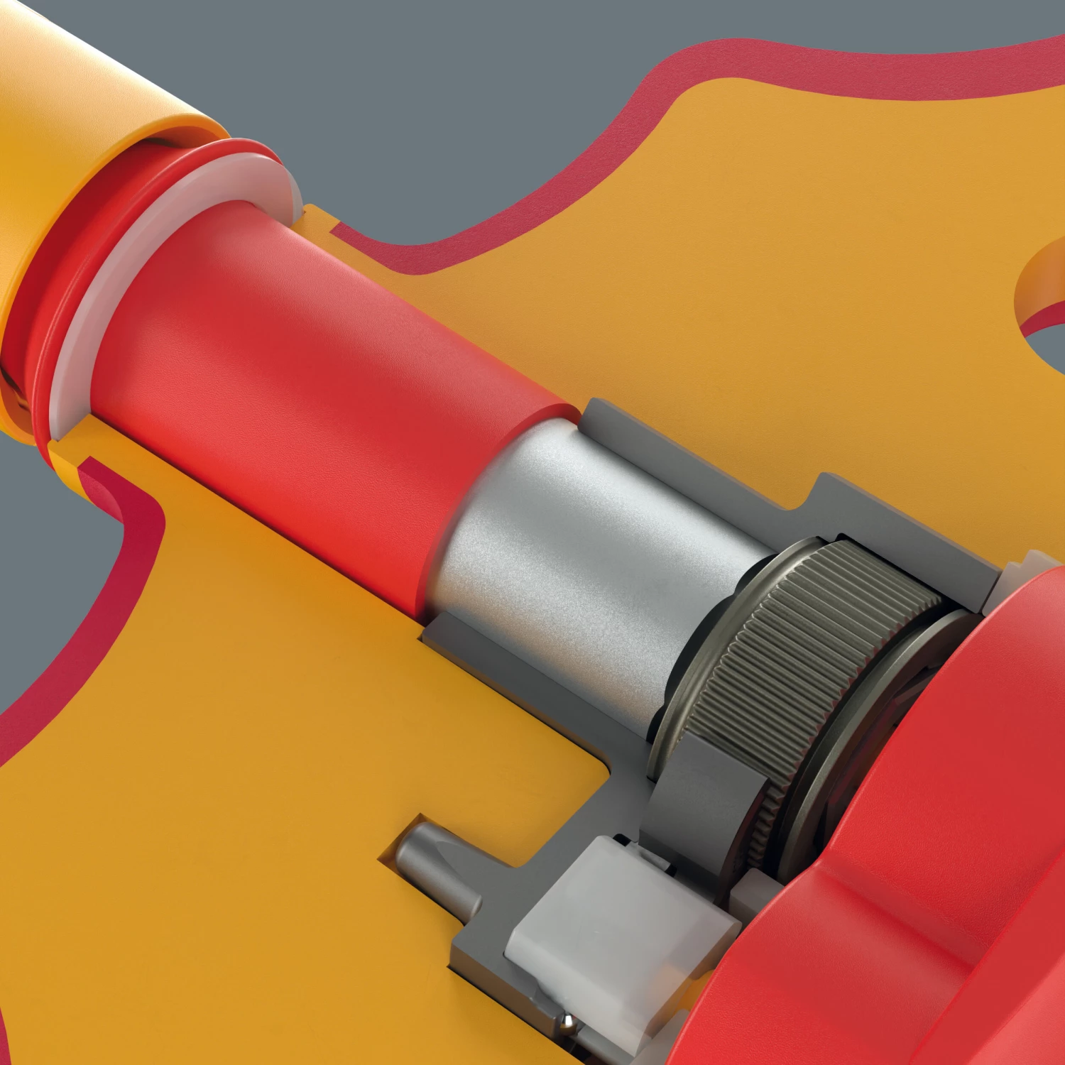 Wera 05005121001 410 I VDE A VDE Geïsoleerde Adapterschroevendraaier Met T-greep En Ratelfunctie - 1/4" thumbnail 4