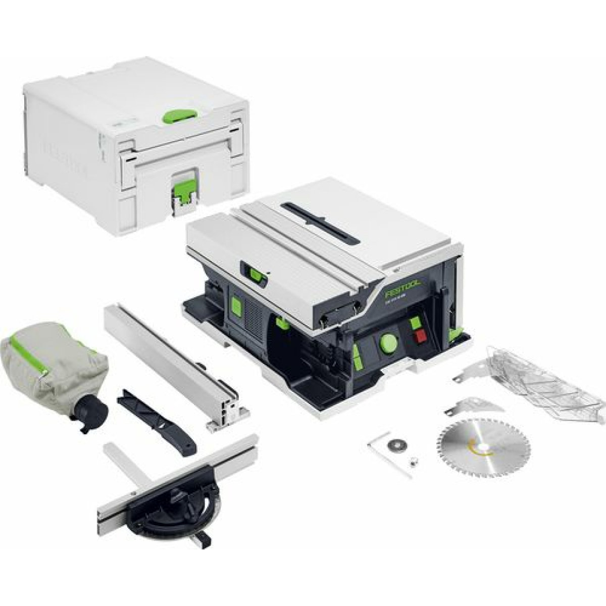 Festool CSC SYS 50 EBI-Basic 36V (2x18V) accu tafelcirkelzaag body incl. accessoires - 168mm