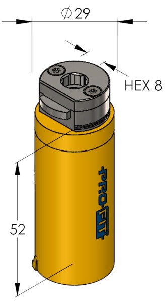 ProFit 09081029 Multi Purpose Gatzaag Incl. Adapter - 29mm - Detailed view of the product