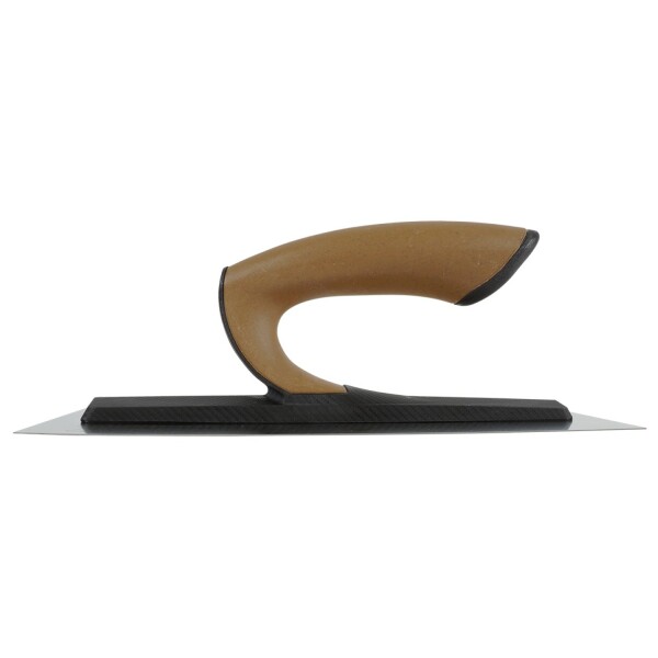 Super Prof Pure 0.010.33 Pleisterspaan Met Lederen Greep COMFORT - RVS - 0,5 X 120 X 330mm - Detailed view of the product