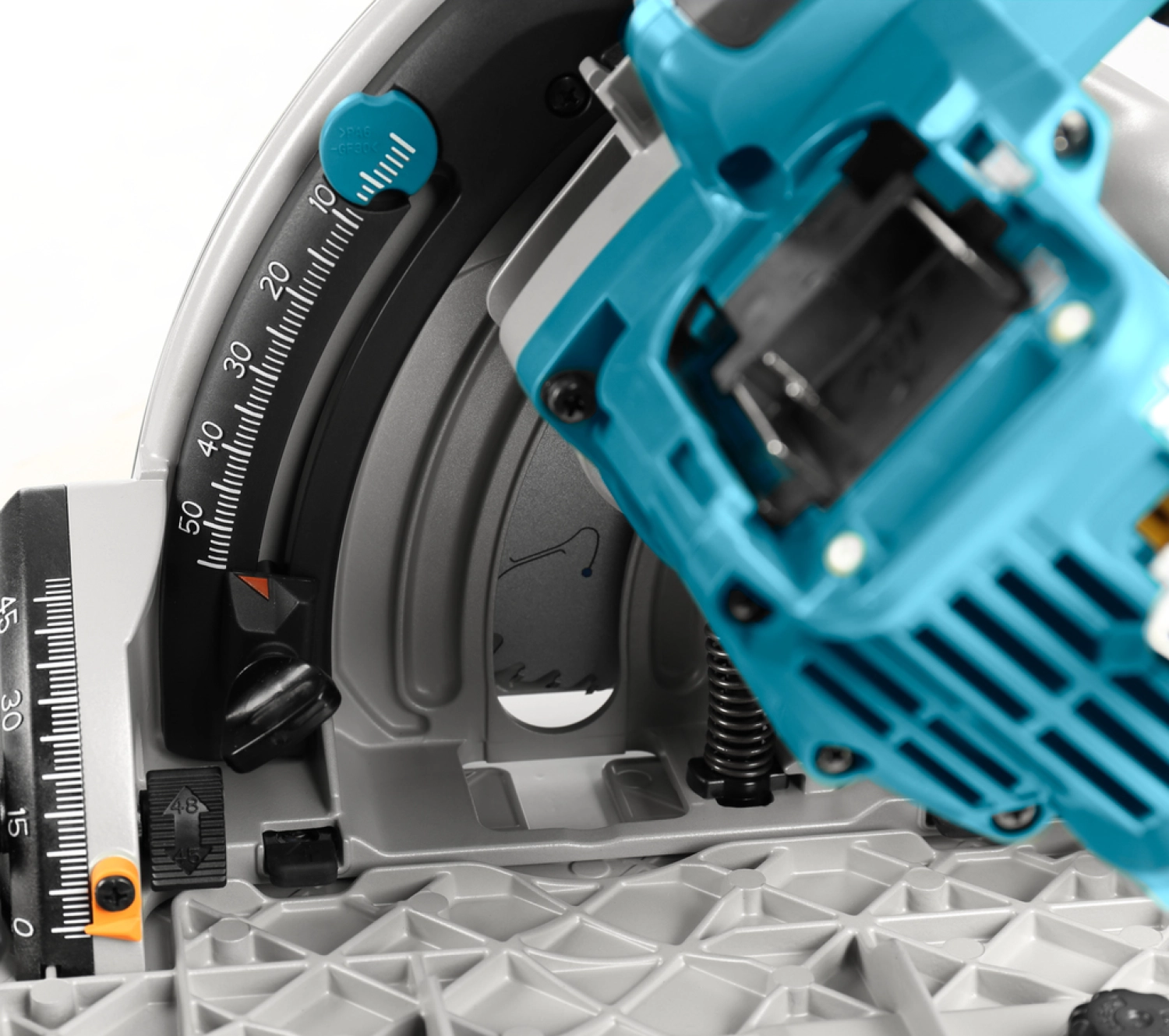 Makita DSP601ZJU2 36V (2x 18V) Li-Ion Accu Invalcirkelzaag Body In Mbox (AWS) Incl. Geleiderail - 20 X 165mm - Koolborstelloos thumbnail 4