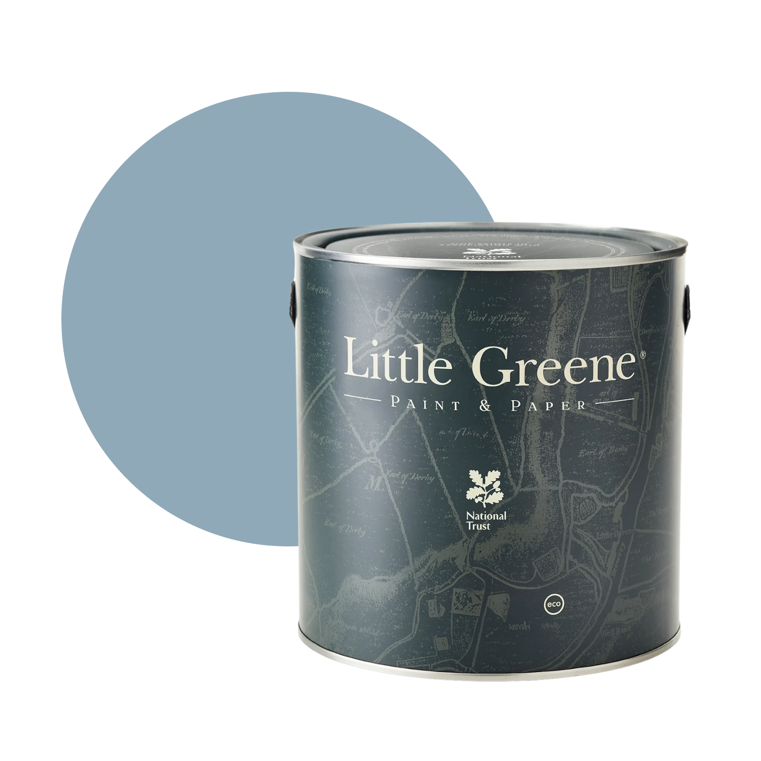 Little Greene Tom's Oil Eggshell - Grey Stone No. 276 - 2,5L