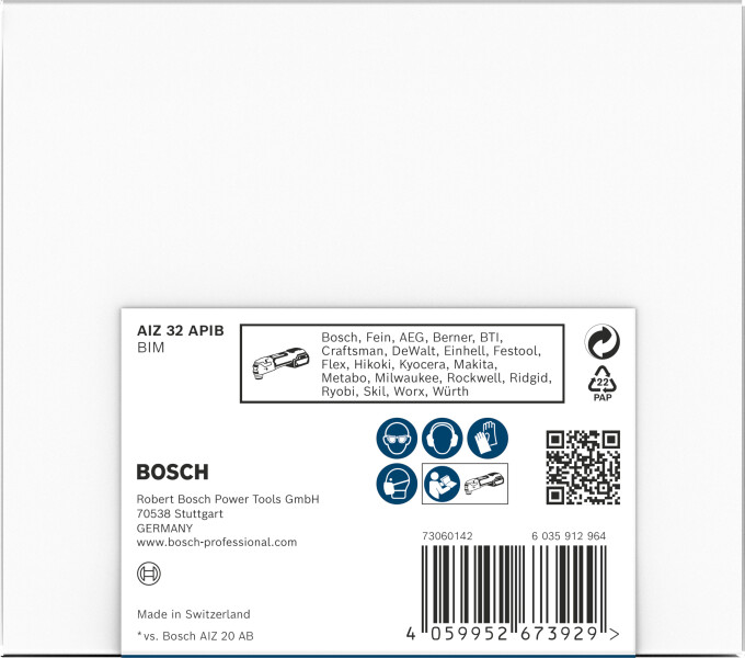 Bosch 2608666240 PRO AIZ 32 APIB Multitool Zaagblad - 32 X 50mm - Detailed view of the product