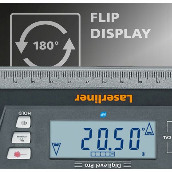 Laserliner DigiLevel Pro 80 Digitale Waterpas - Magnetisch - Bluetooth - 800mm - Detailed view of the product