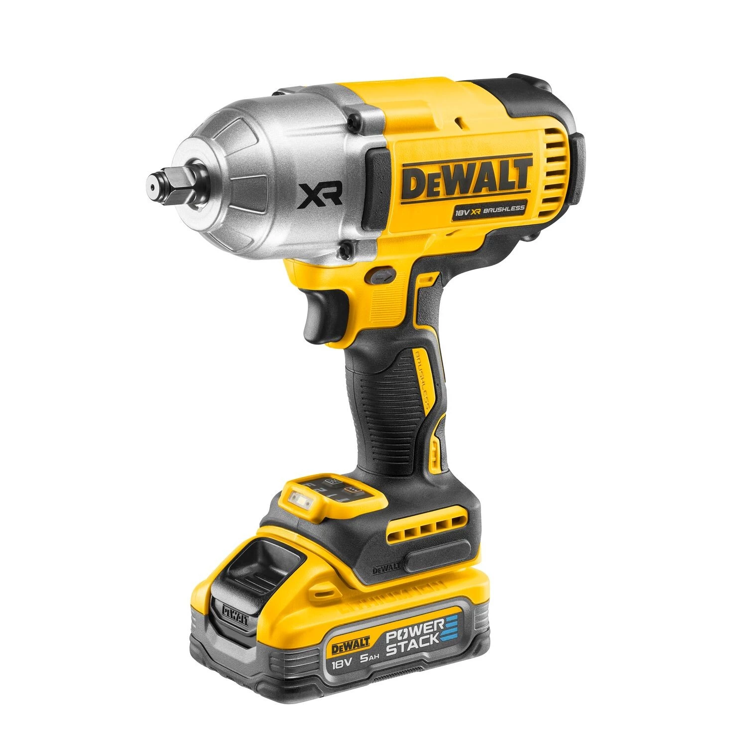 DeWALT DCF900H2T 18V Li-ion Accu Slagmoersleutel Set (2x 5.0Ah Accu) In TSTAK - 1898Nm - 1/2'' thumbnail 2