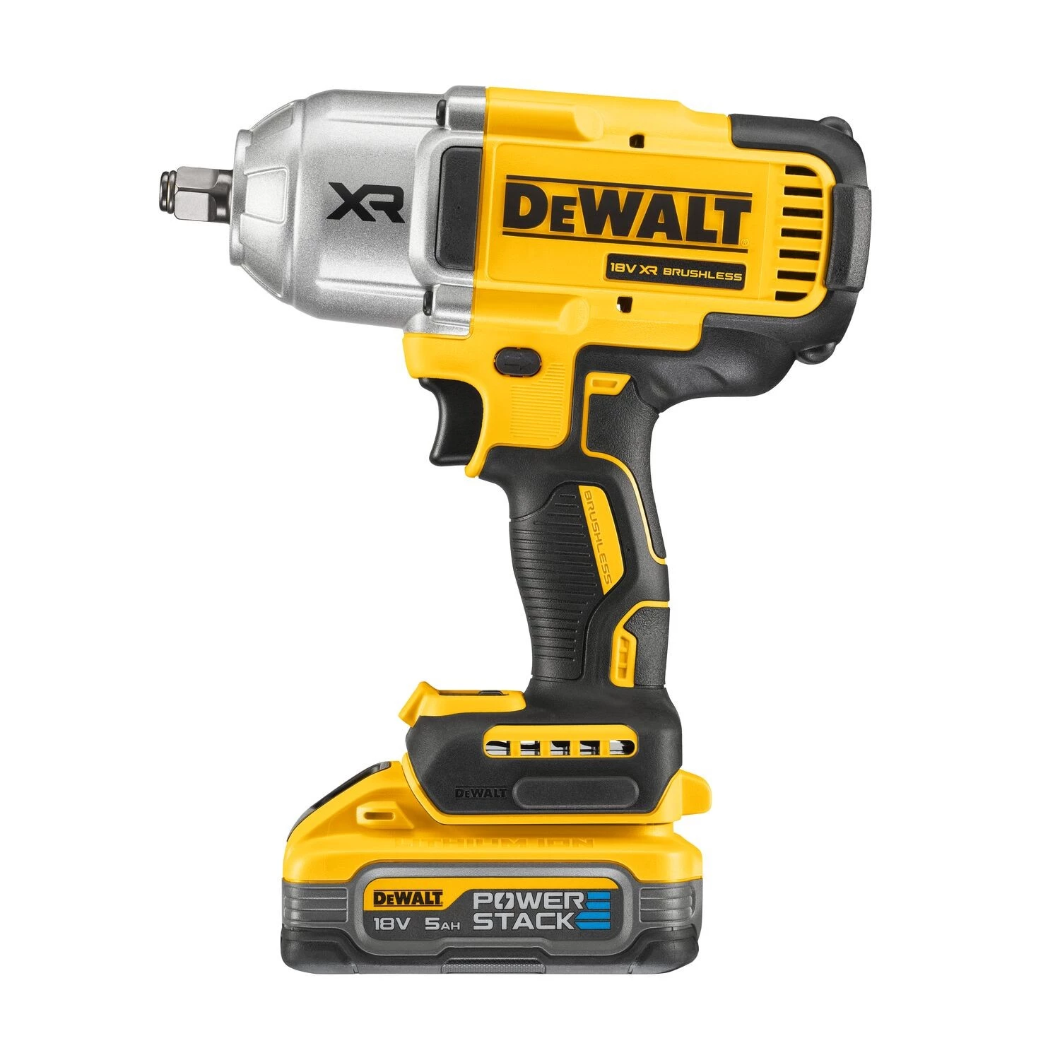 DeWALT DCF900H2T 18V Li-ion Accu Slagmoersleutel Set (2x 5.0Ah Accu) In TSTAK - 1898Nm - 1/2'' thumbnail 3
