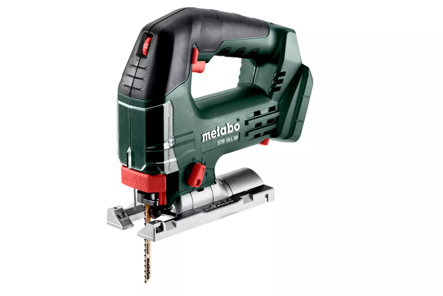 Metabo STB 18 L 90 601048840 Accu-decoupeerzaag Brushless, Incl. koffer, Zonder accu, Zonder lader 18 V Aantal meegeleverde accu's: 0