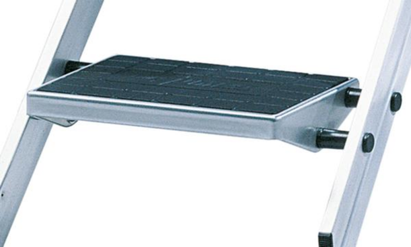 Little Jumbo 1313650340 Trap - Enkel - Aluminium - 3 Treden Kunststof - Met Beugel - Max. Werkhoogte 2.70 M. - Detailed view of the product