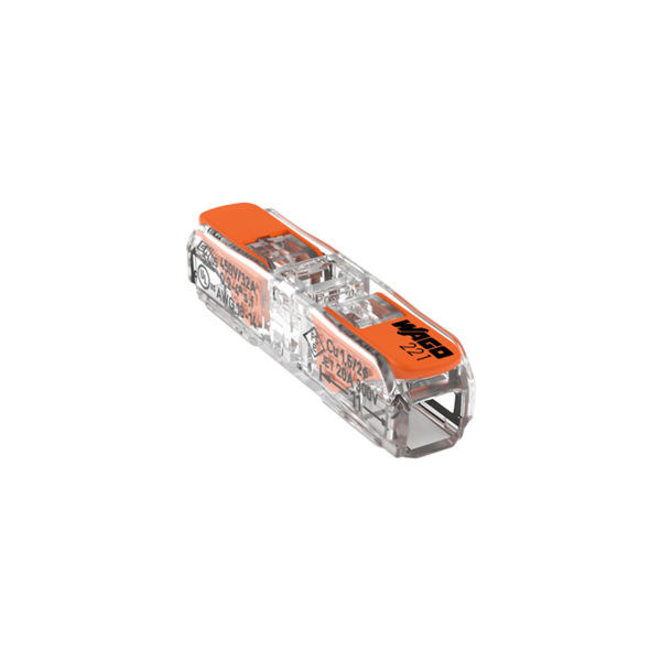 WAGO 1V Doorvoer Verbindingsklem En Hendel - 0,2 Tot 4mm² (12st) - Detailed view of the product
