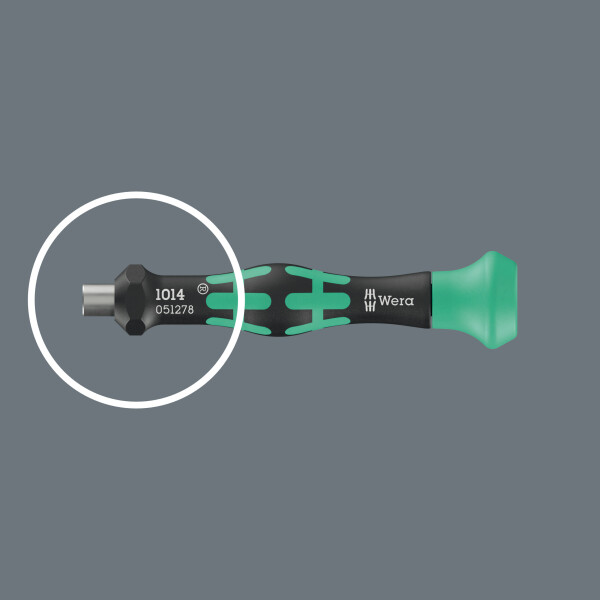Wera 05051278001 1014 Kraftform Micro Bithandhouder Voor 4mm Bit - Detailed view of the product