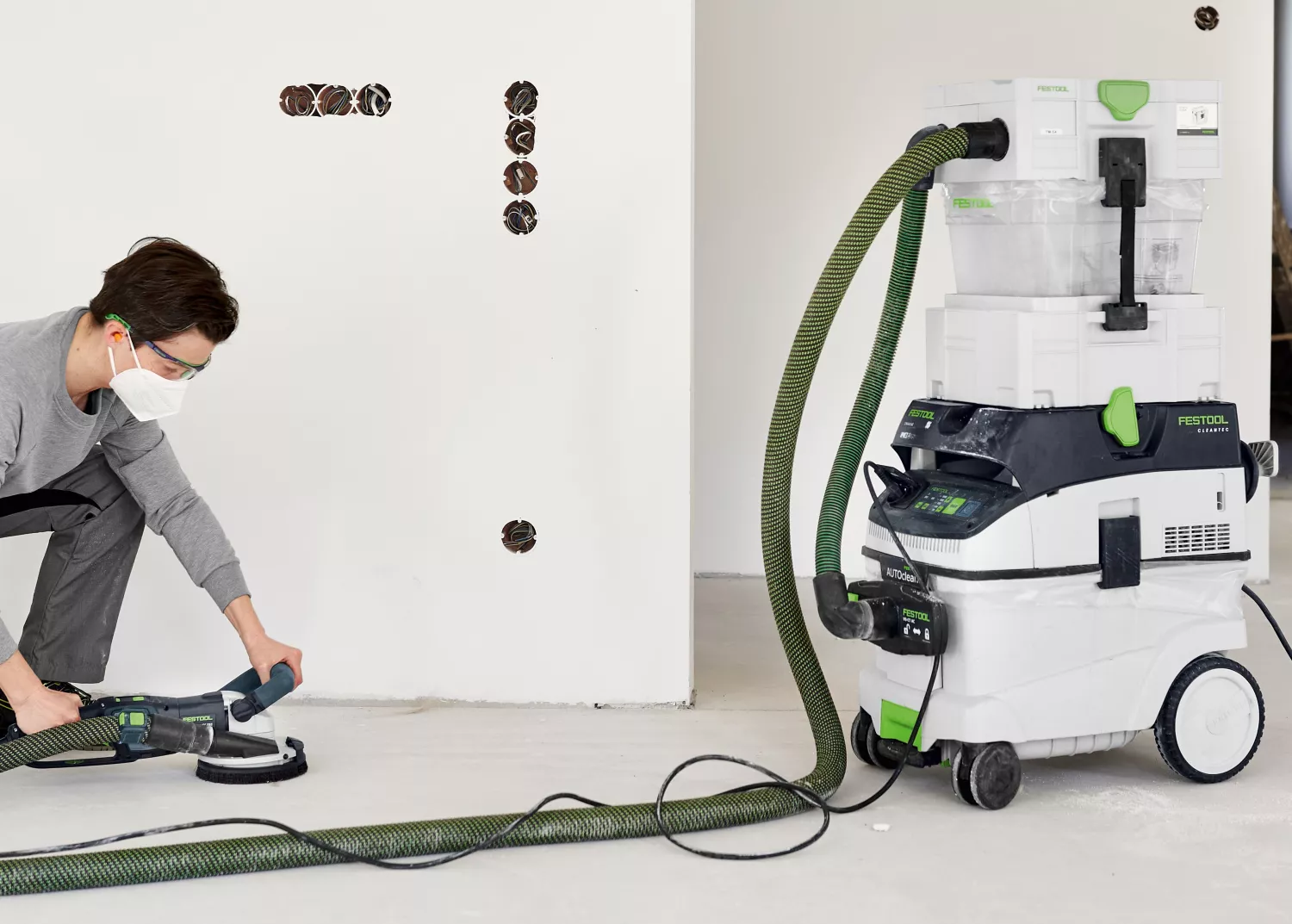 Festool CTL 36 EI AC-LHS Bouwstofzuiger - 1200W - Klasse L - 36L thumbnail 4