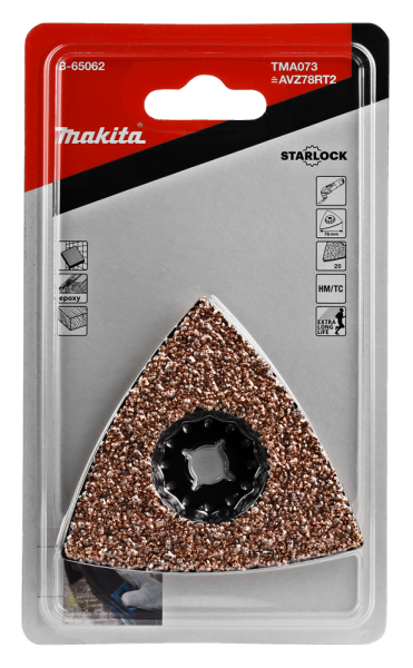 Makita TMA073 Delta Schuurzool - K20 - 78mm - Detailed view of the product