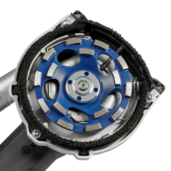 Carat RG 125 Dustec Renovatie Slijper - 1900W - 125mm - Detailed view of the product