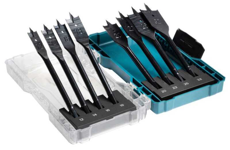 Makita E-08698 8-delige Speedboorset - 150mm - 1/4'' - Detailed view of the product