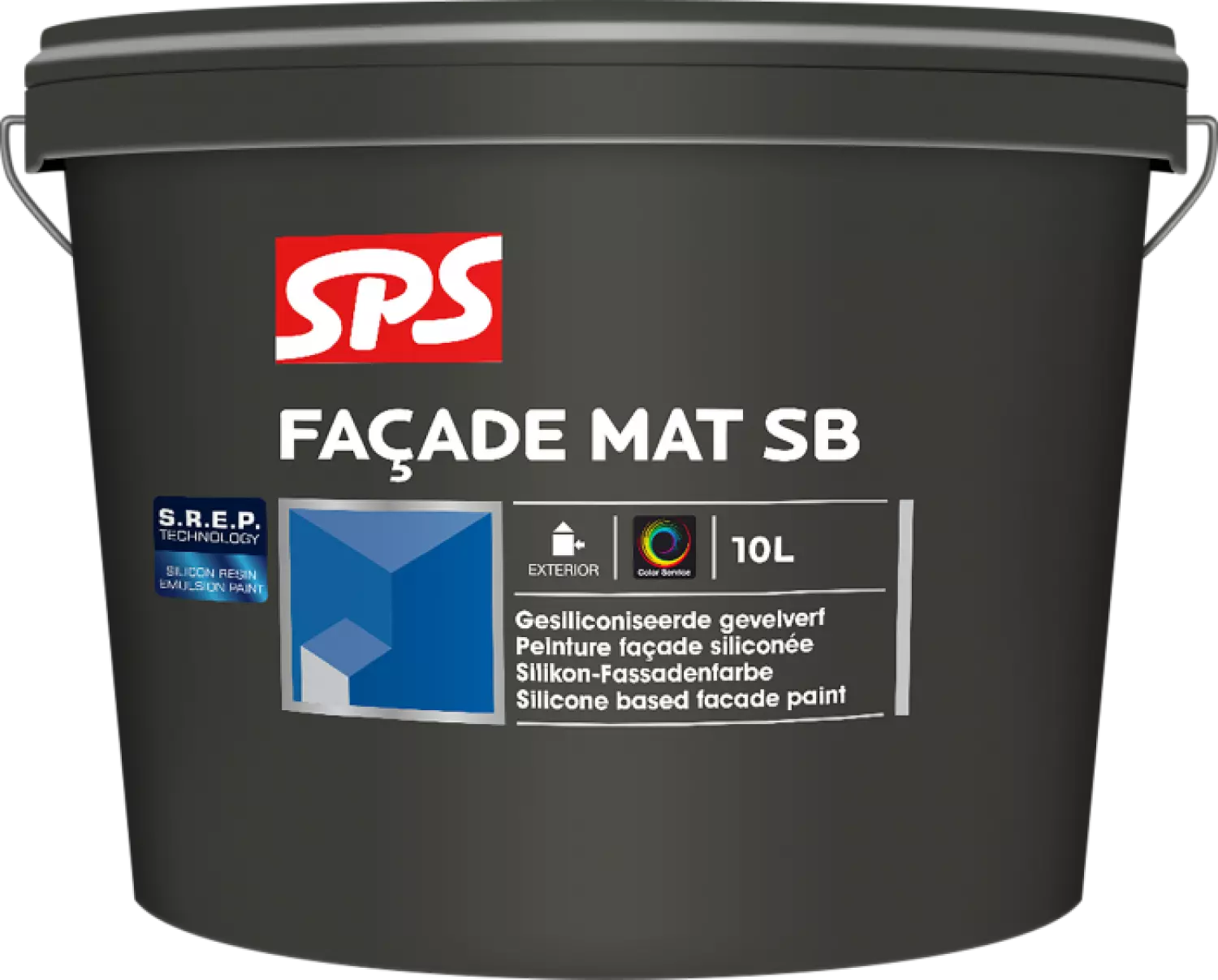SPS Façade Mat SB Gevelverf - Op Kleur Gemengd - 4L