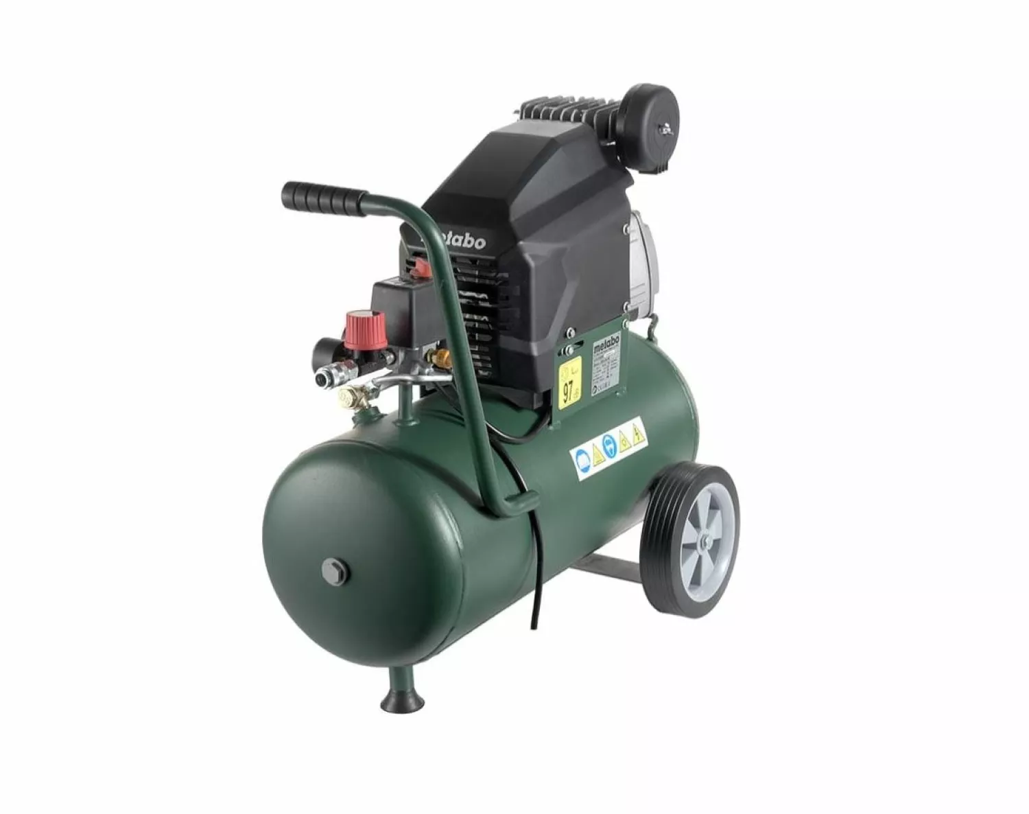 Metabo Basic 250-24 W Compressor - 1500W - 8 Bar - 24L - 95 L/min thumbnail 4