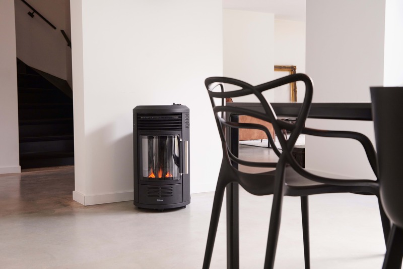 Qlima Gaskachel GH 8034 Zwart - 3,4kW - Detailed view of the product