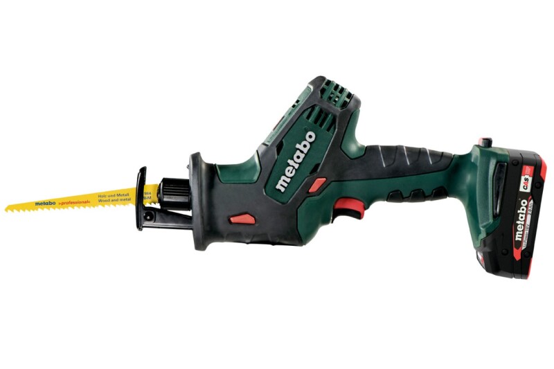 Metabo SSE 18 LTX Compact 18V Li-Ion Accu Reciprozaag Body In MetaBOX - Detailed view of the product