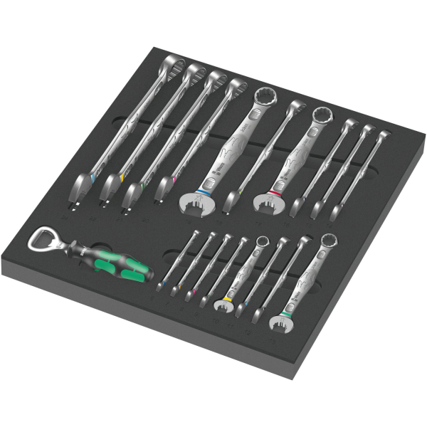 Wera 05150121001 9731 18-delige 6003 Joker Set In Schuimstof Inleg - 6-24 Mm