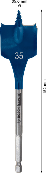 Bosch 2608900327 EXPERT Speedboor Self Cut Speed - Zeskantschacht - 35x152mm - Detailed view of the product