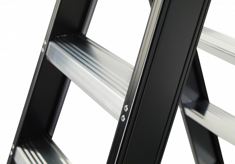 Altrex Taurus TDO 2 Dubbele Trap - Aluminium Met Coating - 2 X 2 Treden - Max. Werkhoogte 2,5m - Detailed view of the product