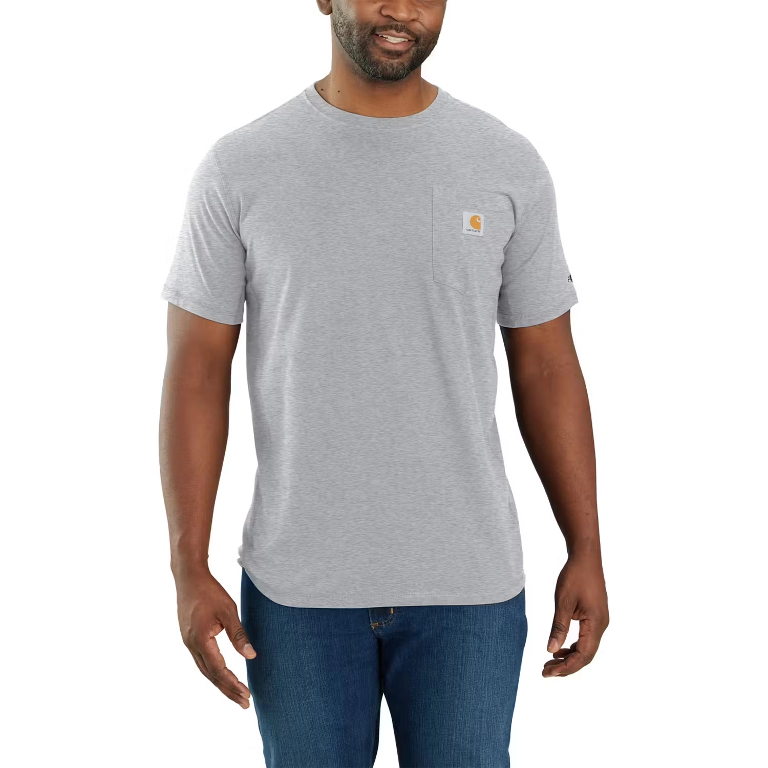 Carhartt Force Pocket T-Shirt Heather Gray - XL