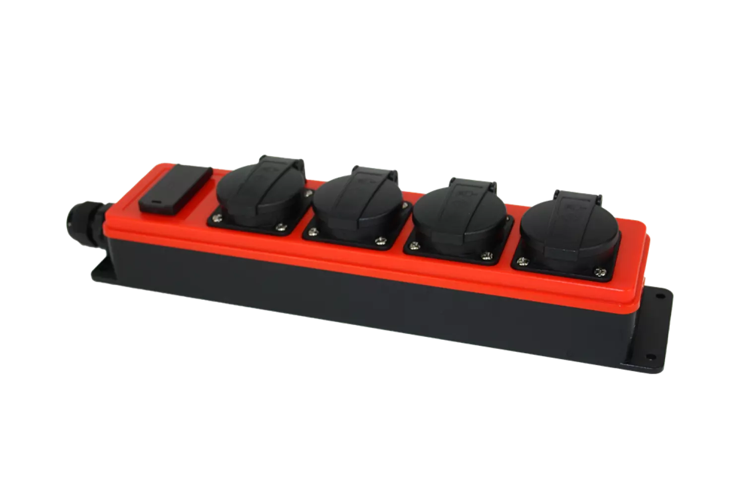 QwattPRO 2014007 SocketMaster Verdeelblok Zonder Kabel + USB - IP44