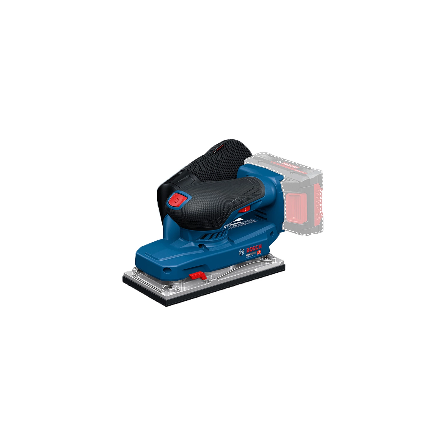 Bosch GSS18V-18 Accu Vlakschuurmachine In L-Boxx thumbnail 2